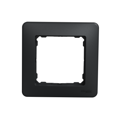 Sedna Design & Elements Ramka pojedyncza czarny antracyt SDD314801 SCHNEIDER (SDD314801)